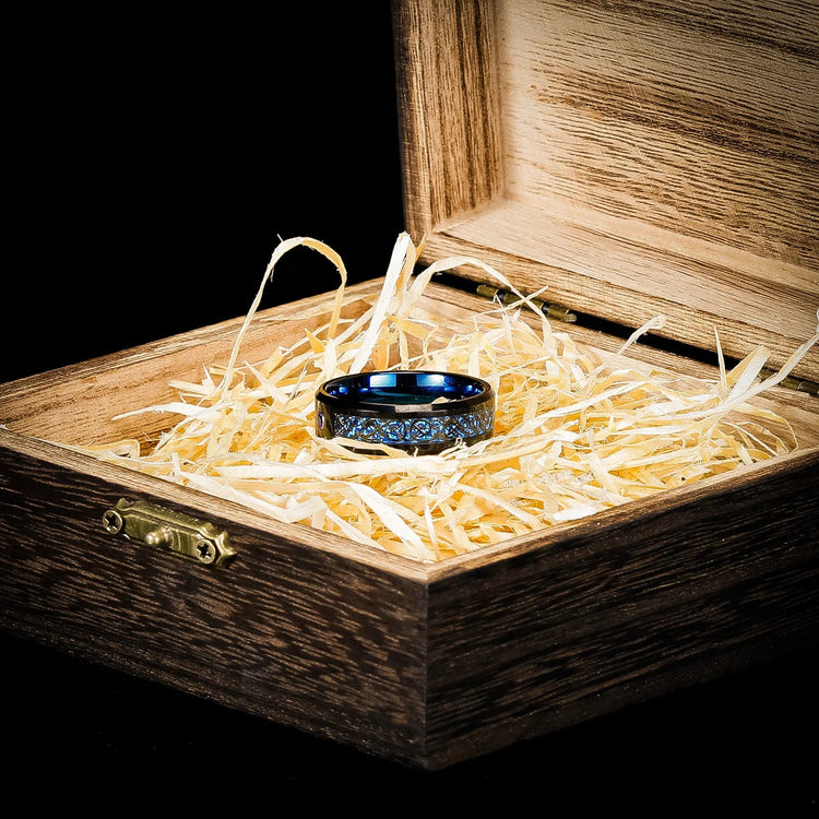 Anillo Jarl 'valhalla azure' en tungsteno Anillo Jarl 'valhalla azure' en tungsteno
