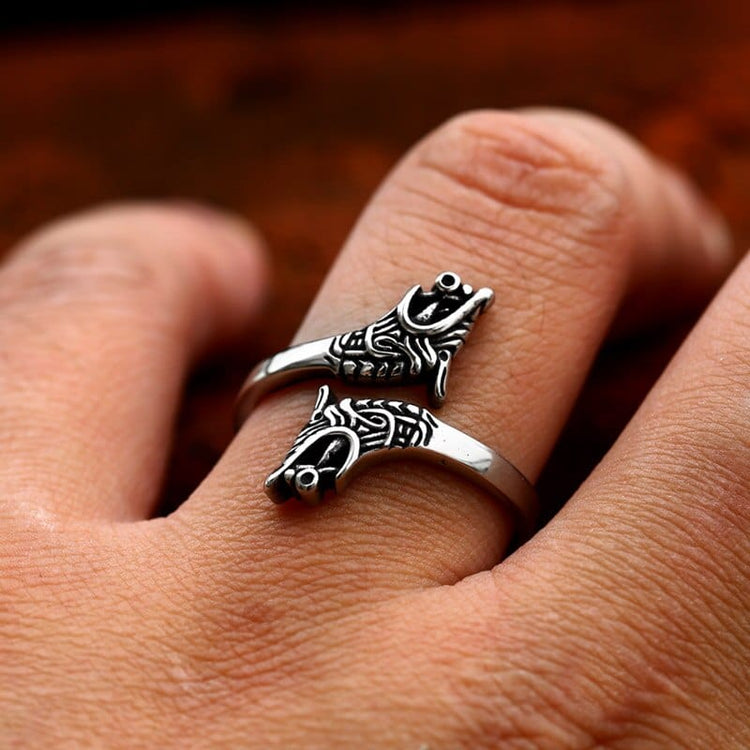 Anillo vikingo \"Anillo de la Hermandad del Lobo Anillo vikingo \"Anillo de la Hermandad del Lobo