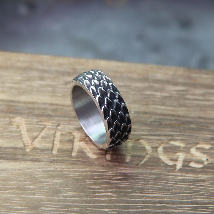 Anillo vikingo \"Anillo de la Mordedura de Jörmungand Anillo vikingo \"Anillo de la Mordedura de Jörmungand