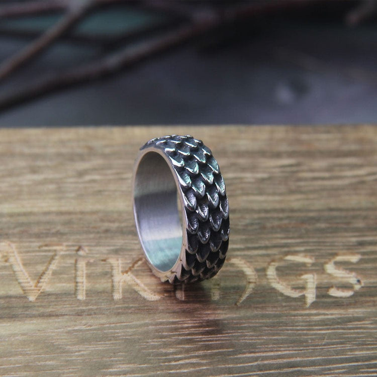 Anillo vikingo \"Anillo de la Mordedura de Jörmungand Anillo vikingo \"Anillo de la Mordedura de Jörmungand