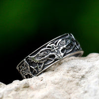 Anillo vikingo \"Anillo Alas de Odín Anillo vikingo \"Anillo Alas de Odín
