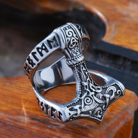 Anillo vikingo \"Círculo de Mjölnir Anillo vikingo \"Círculo de Mjölnir