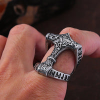 Anillo vikingo \"Círculo de Mjölnir Anillo vikingo \"Círculo de Mjölnir