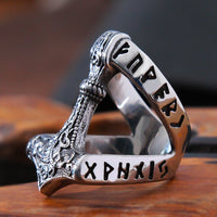 Anillo vikingo \"Círculo de Mjölnir Anillo vikingo \"Círculo de Mjölnir