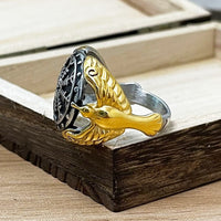 Anillo vikingo - Vegvisir Guardian Ravens Anillo vikingo - Vegvisir Guardian Ravens