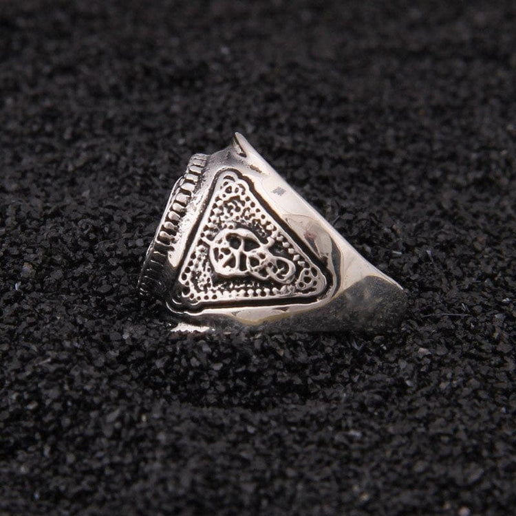 Anillo vikingo de plata de ley 925 - Power of the Valknut Anillo vikingo de plata de ley 925 - Power of the Valknut