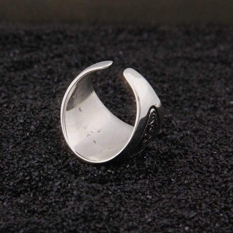 Anillo vikingo de plata de ley 925 - Power of the Valknut Anillo vikingo de plata de ley 925 - Power of the Valknut