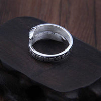 Anillo Vikingo de Plata de Ley 925 - Runa Serpiente Anillo Vikingo de Plata de Ley 925 - Runa Serpiente