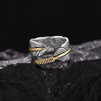 Anillo vikingo - Les Ailes de Huginn et Muninn Anillo vikingo - Les Ailes de Huginn et Muninn