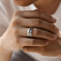 Anillo vikingo - Les Ailes de Huginn et Muninn Anillo vikingo - Les Ailes de Huginn et Muninn