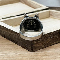 Anillo vikingo Máscara de Fenrir Anillo vikingo Máscara de Fenrir