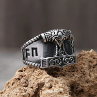 Anillo vikingo Poder de Mjolnir Anillo vikingo Poder de Mjolnir
