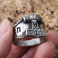 Anillo vikingo Poder de Mjolnir Anillo vikingo Poder de Mjolnir