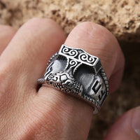 Anillo vikingo Poder de Mjolnir Anillo vikingo Poder de Mjolnir