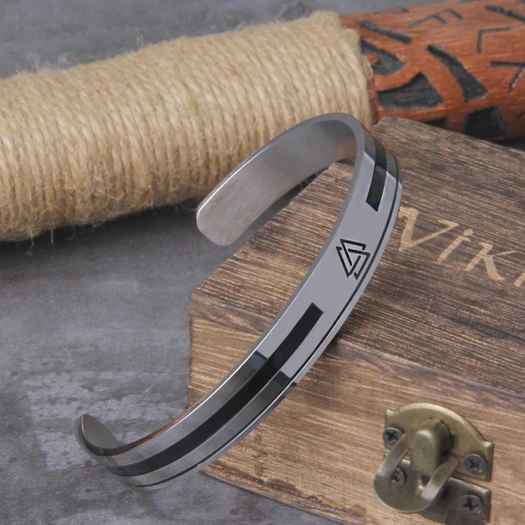 Pulsera Valknut Viking Sobre Pulsera Valknut Viking Sobre