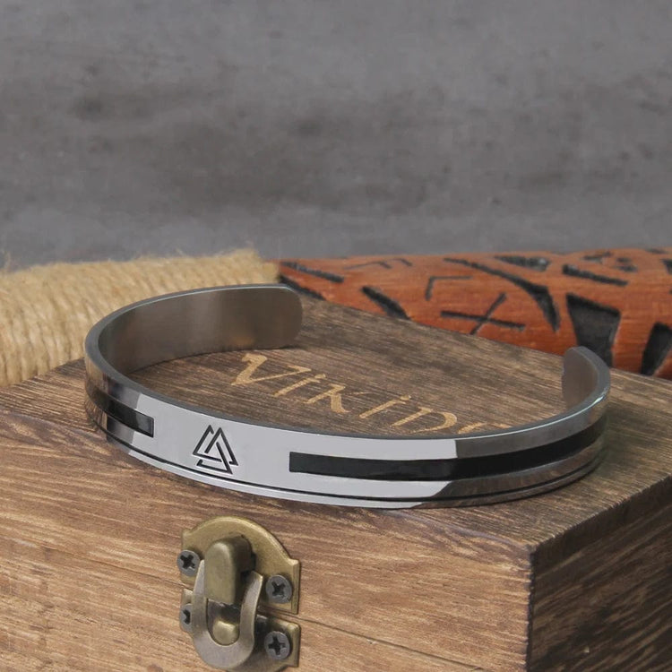 Pulsera Valknut Viking Sobre Pulsera Valknut Viking Sobre