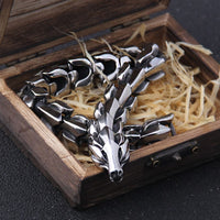 Pulsera Vikingo Plata de Ley 925 - Le Splendide Ouroboros Pulsera Vikingo Plata de Ley 925 - Le Splendide Ouroboros