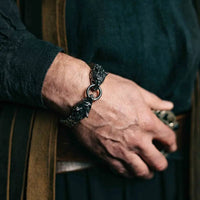 Pulsera Vikinga Cabeza de Fenrir - Acero inoxidable Pulsera Vikinga Cabeza de Fenrir - Acero inoxidable