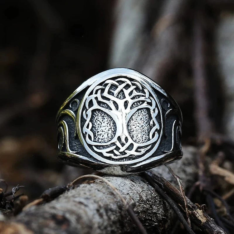 Anillo vikingo \"La Raíz de los nueve Mundos\" Anillo vikingo \"La Raíz de los nueve Mundos\"