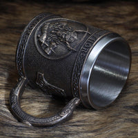 Taza vikinga \"Cáliz del Martillo Divino Taza vikinga \"Cáliz del Martillo Divino