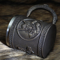 Taza vikinga \"Cáliz del Martillo Divino Taza vikinga \"Cáliz del Martillo Divino
