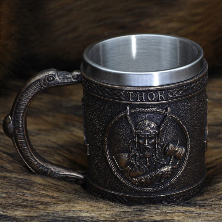 Taza vikinga \"Cáliz del Martillo Divino Taza vikinga \"Cáliz del Martillo Divino