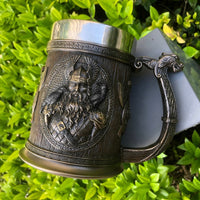 Taza vikinga \"Taza de los viajes divinos Taza vikinga \"Taza de los viajes divinos