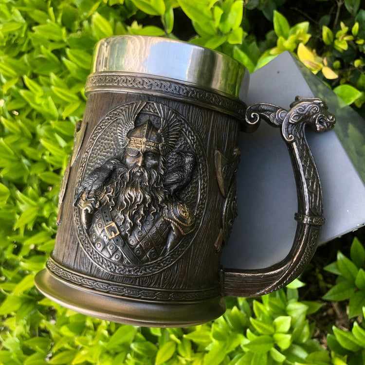 Taza vikinga \"Taza de los viajes divinos Taza vikinga \"Taza de los viajes divinos