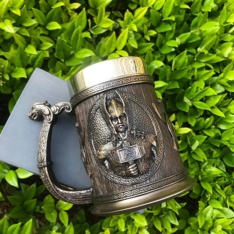 Taza vikinga \"Taza de los viajes divinos Taza vikinga \"Taza de los viajes divinos