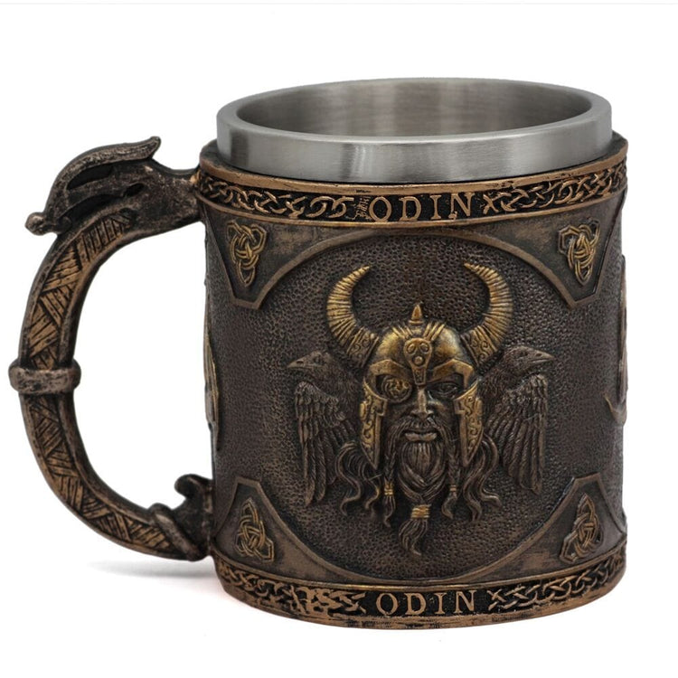 Jarra vikinga de los ojos de Odín Jarra vikinga de los ojos de Odín