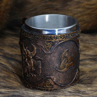 Jarra vikinga de los ojos de Odín Jarra vikinga de los ojos de Odín