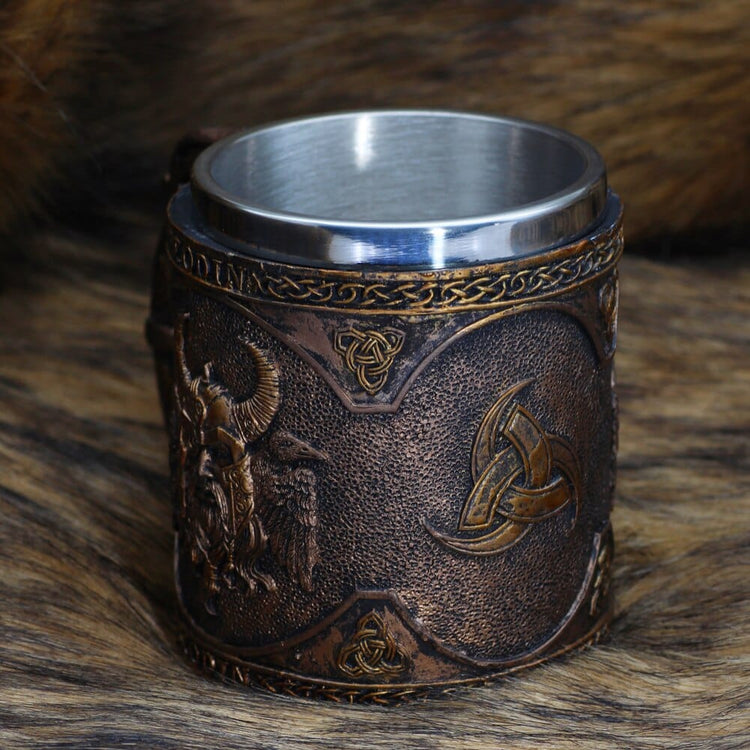 Jarra vikinga de los ojos de Odín Jarra vikinga de los ojos de Odín