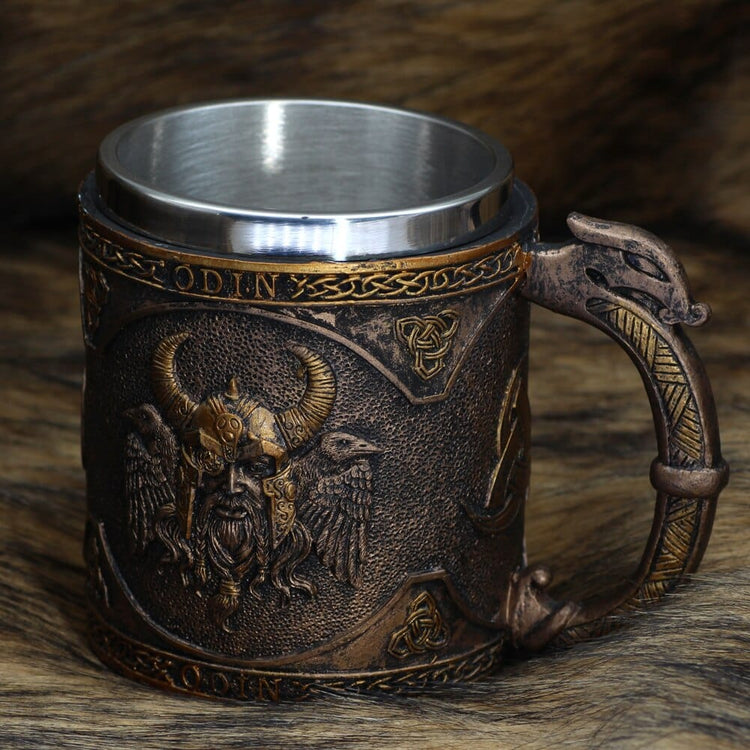 Jarra vikinga de los ojos de Odín Jarra vikinga de los ojos de Odín
