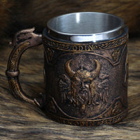 Jarra vikinga de los ojos de Odín Jarra vikinga de los ojos de Odín