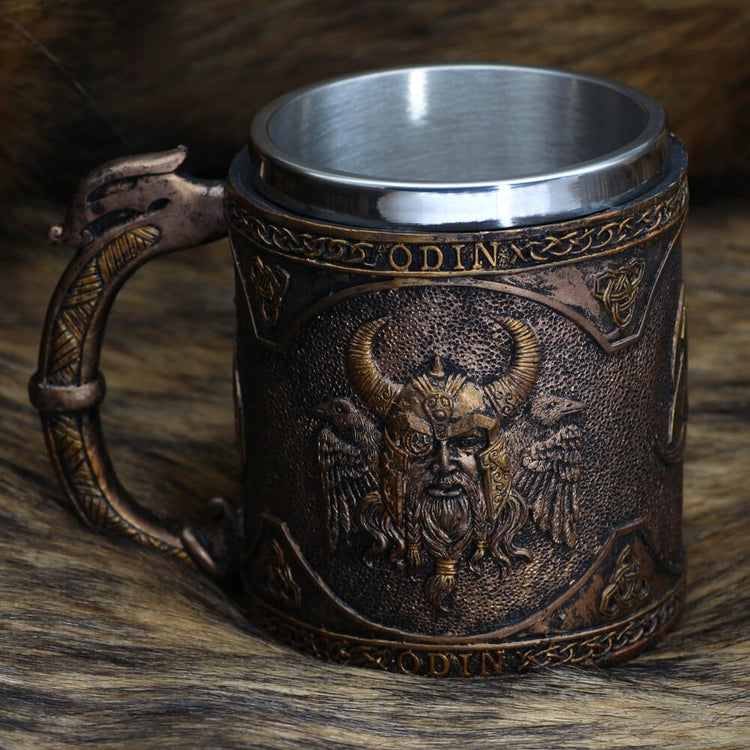 Jarra vikinga de los ojos de Odín Jarra vikinga de los ojos de Odín