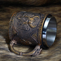 Jarra vikinga de los ojos de Odín Jarra vikinga de los ojos de Odín