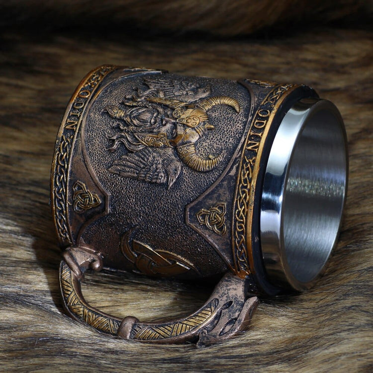 Jarra vikinga de los ojos de Odín Jarra vikinga de los ojos de Odín