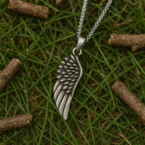 Collier nordique Collier aile de la liberté "Crée ta destinée" - Odins Hall