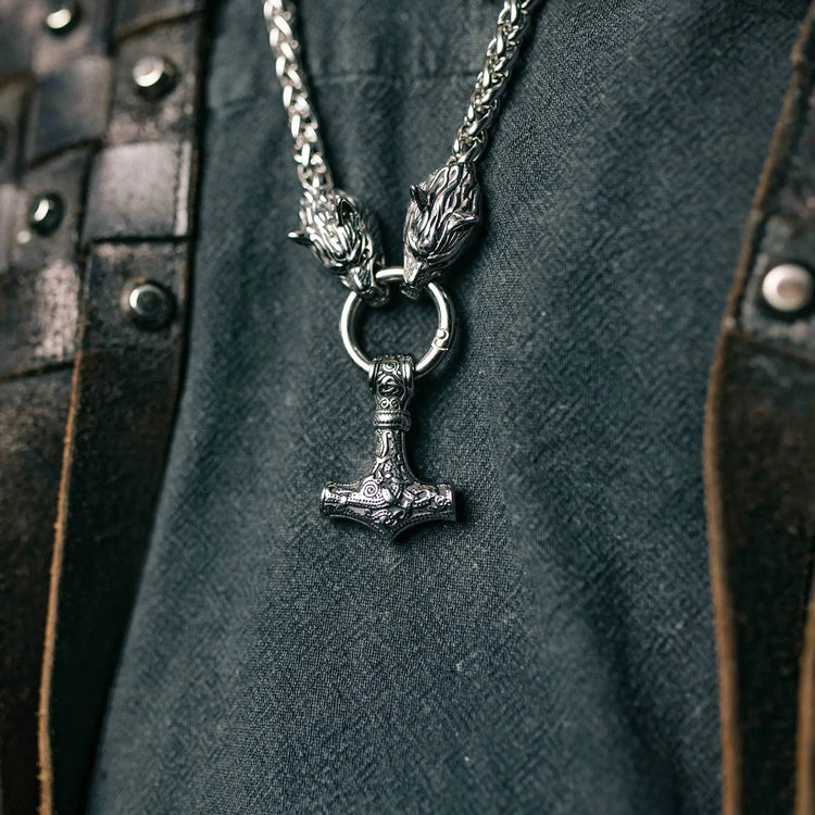 Collar Mjolnir - Protección del lobo Collar Mjolnir - Protección del lobo