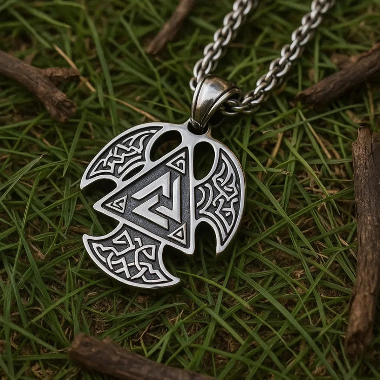 Collar de poder vikingo - Rune Valknut Collar de poder vikingo - Rune Valknut