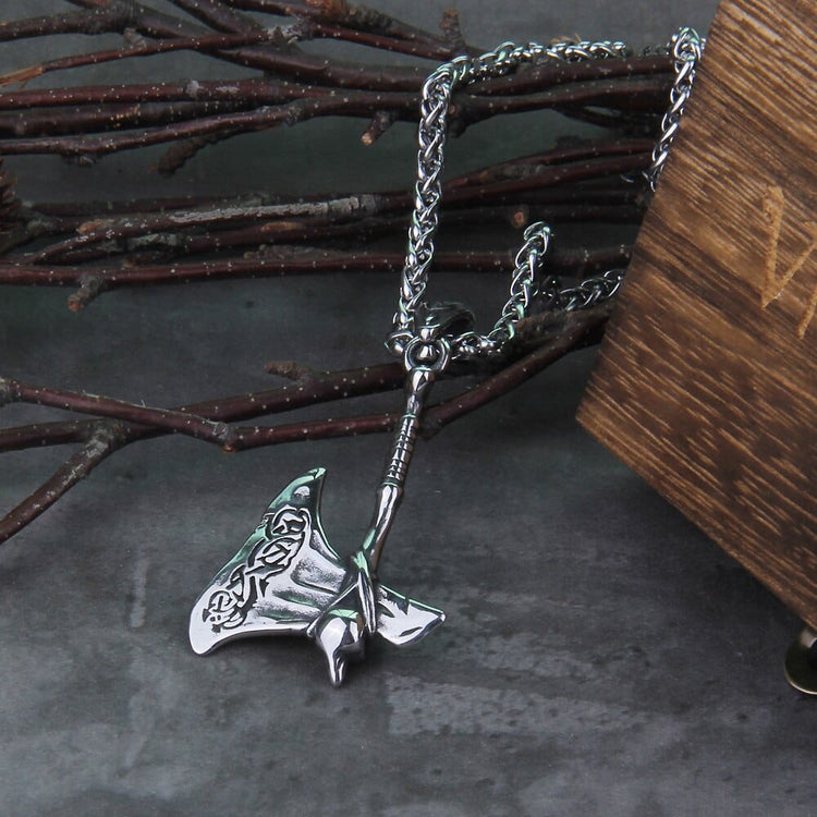 Collar vikingo \"Amuleto de la vía vikinga Collar vikingo \"Amuleto de la vía vikinga