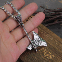 Collar vikingo \"Amuleto de la vía vikinga Collar vikingo \"Amuleto de la vía vikinga