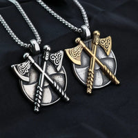 Collar vikingo - Bouclier de Haches Collar vikingo - Bouclier de Haches