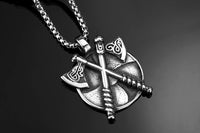 Collar vikingo - Bouclier de Haches Collar vikingo - Bouclier de Haches
