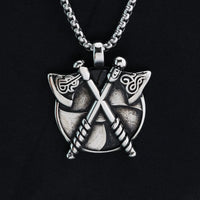 Collar vikingo - Bouclier de Haches Collar vikingo - Bouclier de Haches