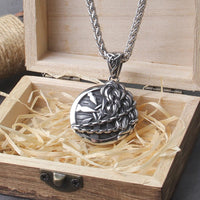 Collar Vikingo \"Fenrir's Fur Shield Necklace Collar Vikingo \"Fenrir's Fur Shield Necklace