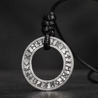 Collar Vikingo de Plata de Ley 925 - Círculo Rúnico Collar Vikingo de Plata de Ley 925 - Círculo Rúnico