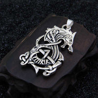 Colgante de plata de ley 925 - La Rage de Fenrir Colgante de plata de ley 925 - La Rage de Fenrir