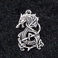 Colgante de plata de ley 925 - La Rage de Fenrir Colgante de plata de ley 925 - La Rage de Fenrir