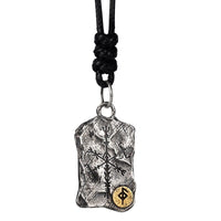 Collar Vikingo de Plata de Ley 925 - Estela Rúnica Collar Vikingo de Plata de Ley 925 - Estela Rúnica